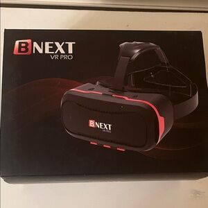 BNEXT VR Pro Headset - Black & Red Design